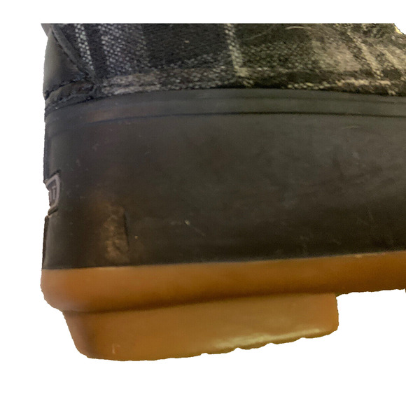 Esprit Duck Boots Women’s Size 6.5 Lace Up Plaid Faux Fur Lining Waterproof Boot - Picture 10 of 12